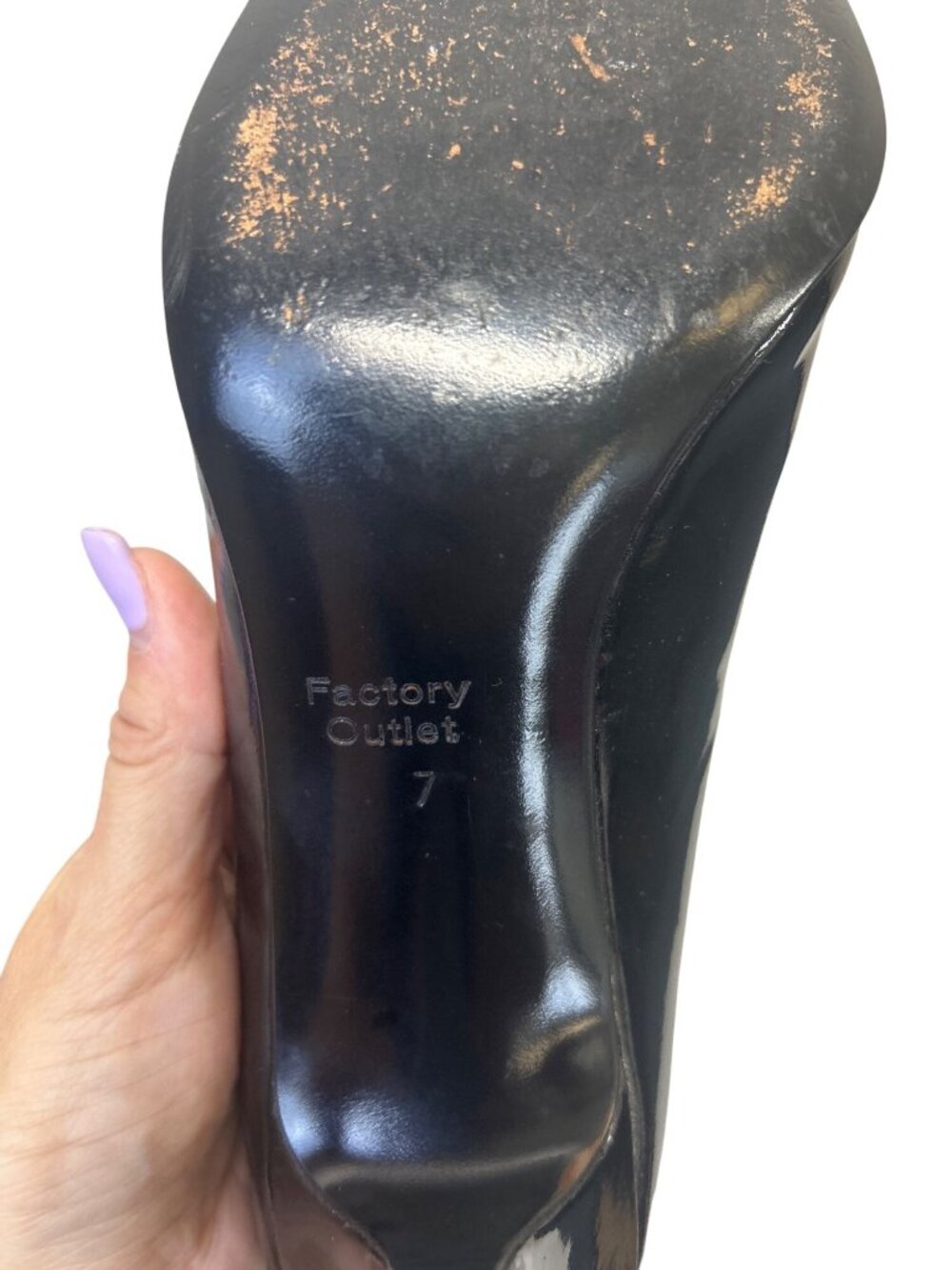 Bally Black Patent Leather Pumps Pointed Toe Sz 7E  Wide Switzerland Office Heel - Picture 13 of 13
